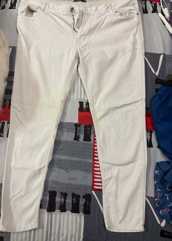 Cream Colored Casual Pants