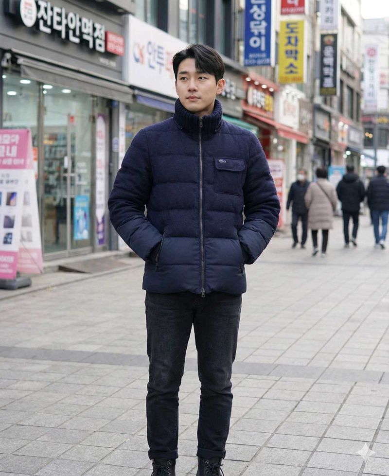 Lacoste🐊Men's Navy Padded Jacket