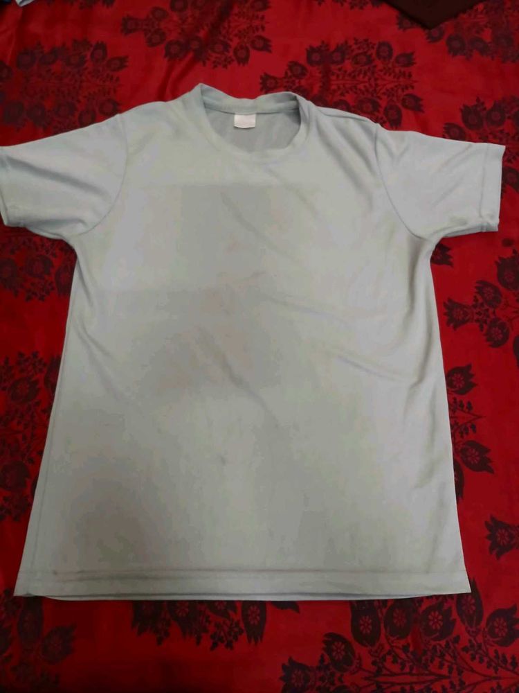 Light Blue Basic T-Shirt