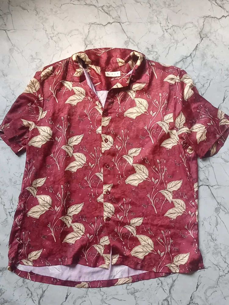 Floral Print Casual Shirt