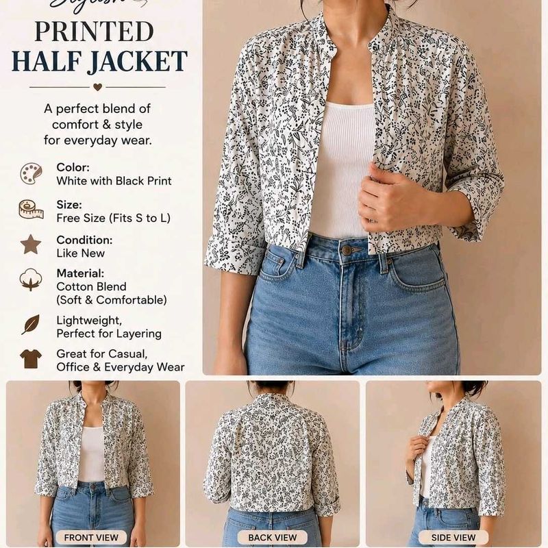 Floral Print Jacket