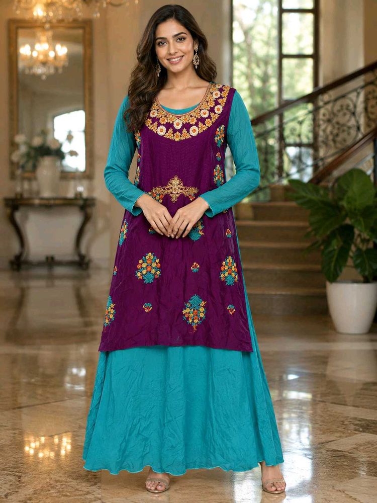 Embroidered Kurta Set New