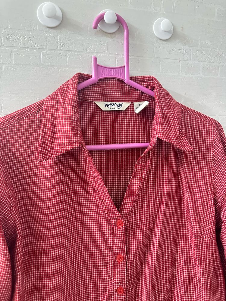 Smart Casual, Formal Red Shirt