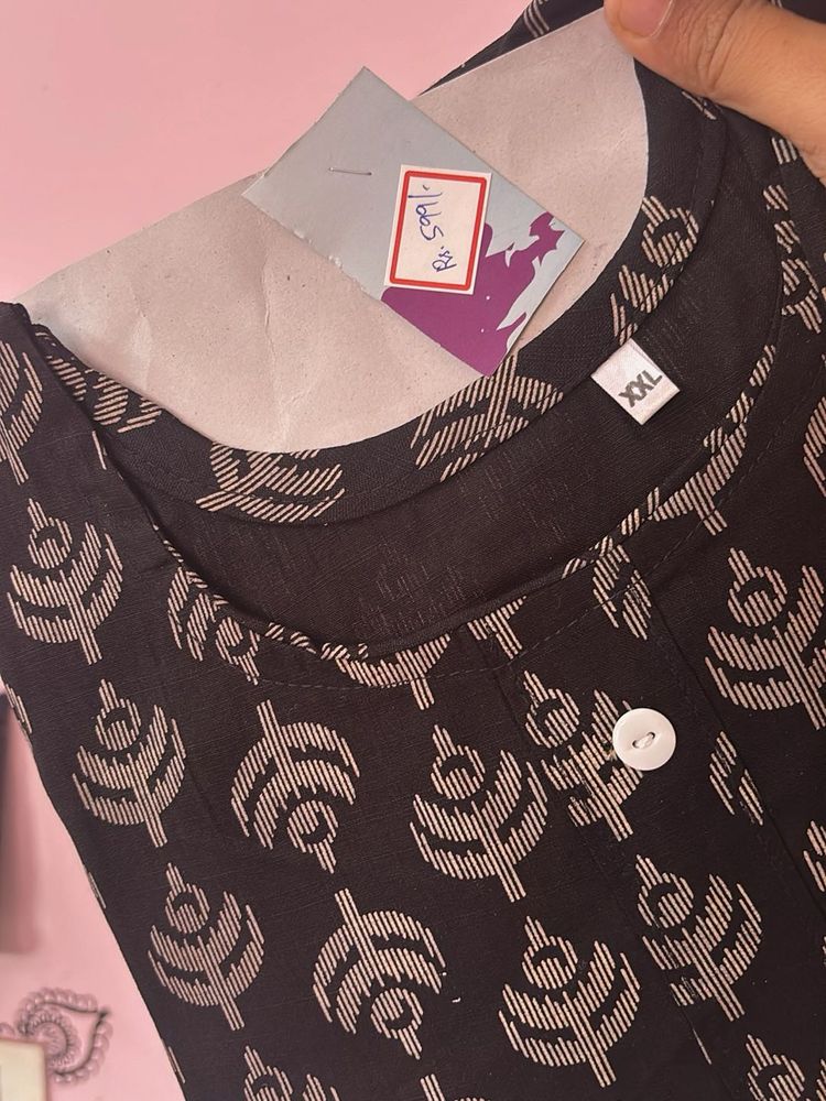 Black kurti + Gift