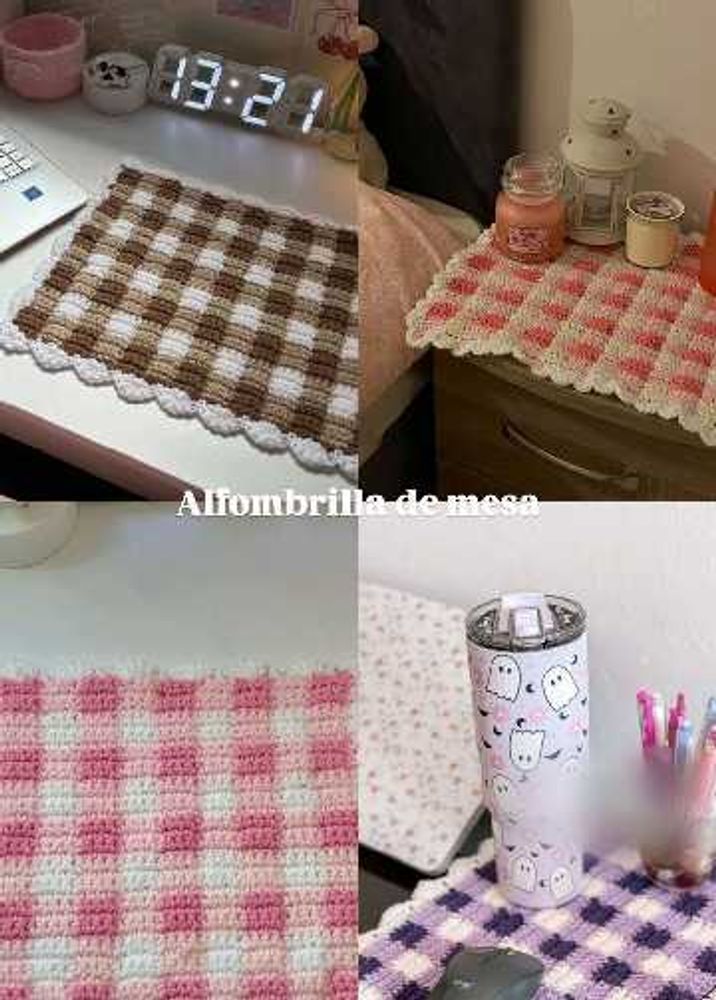 Handmade Crochet deskmats