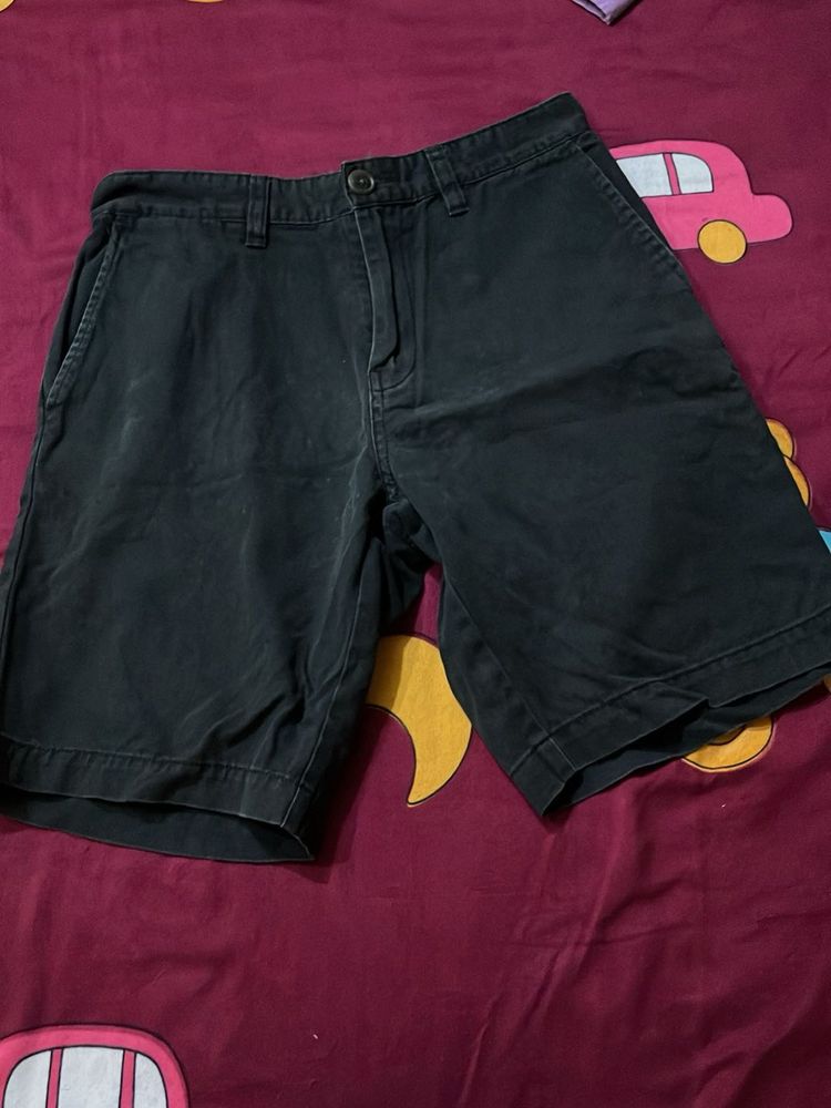 Men's Black Chino Shorts