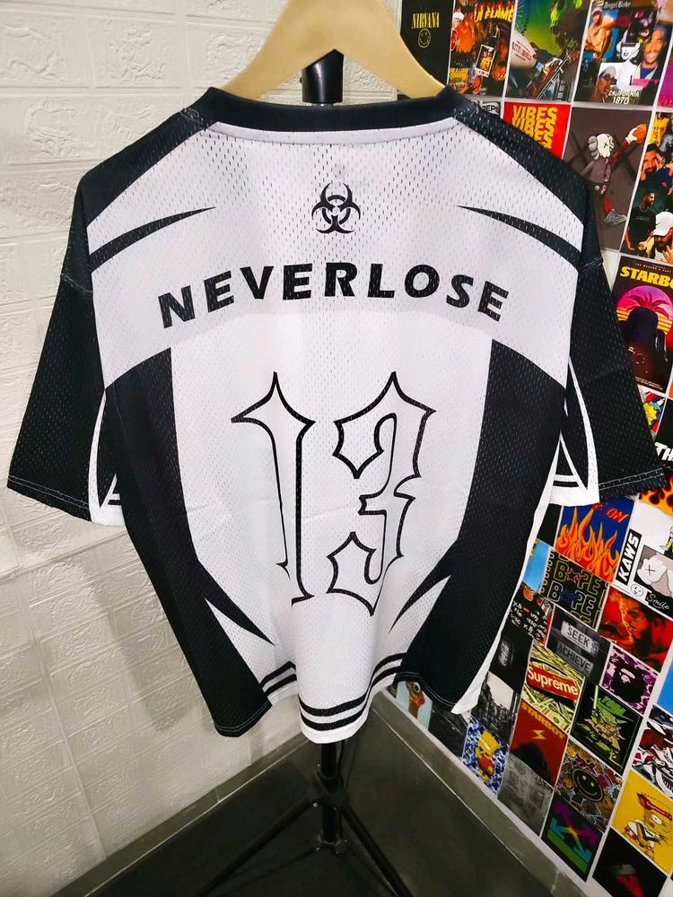 "NEVERLOSE" UNISEX OVERSIZE KOREAN JERSEY 🔥🔥