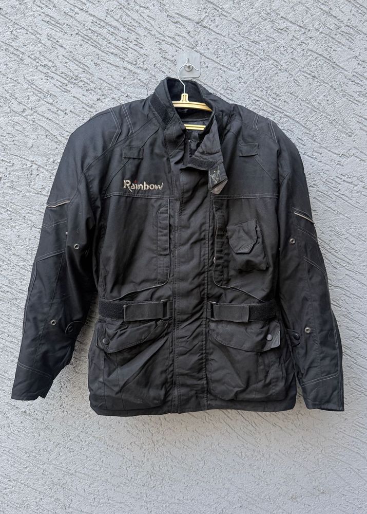 Rainbow Black Men's Jacket
