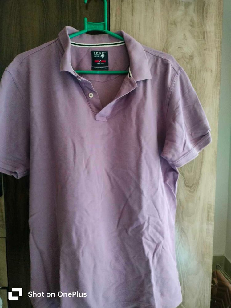 Men's Purple Polo T-Shirt