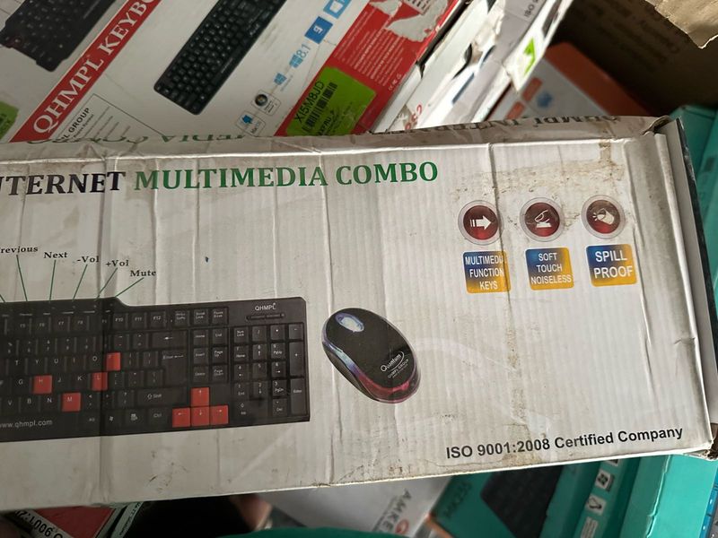 Quantum Keyboard +mouse Set Unused