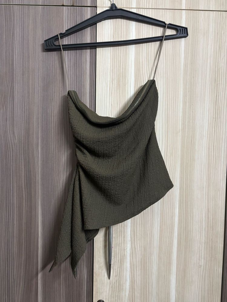 RIO Chic Asymmetrical Drape Top
