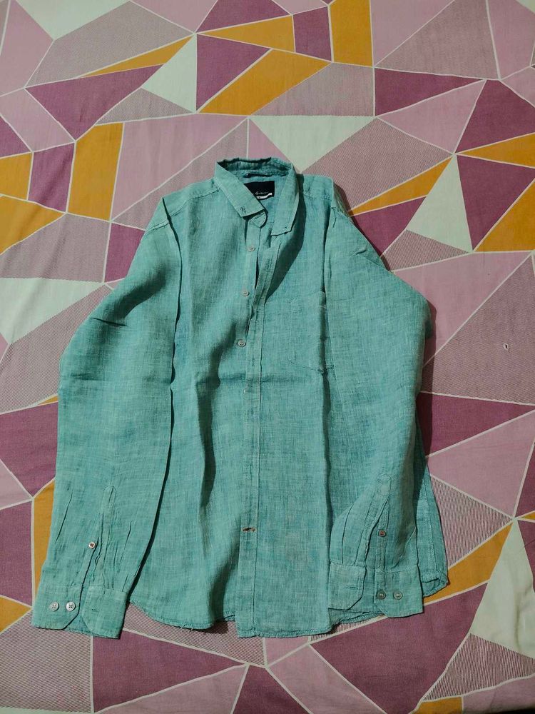 Men's Green Long Sleeve Shirt