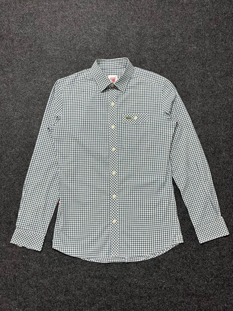 Men's Gingham Checkered Casual Shirt