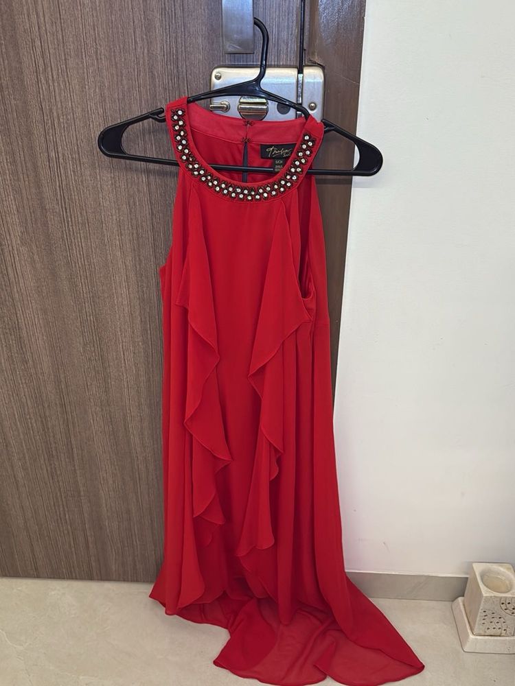 Stunning Red Embellished Dress