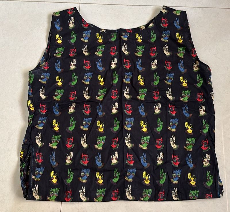 Cotton Cropped Top 🎀