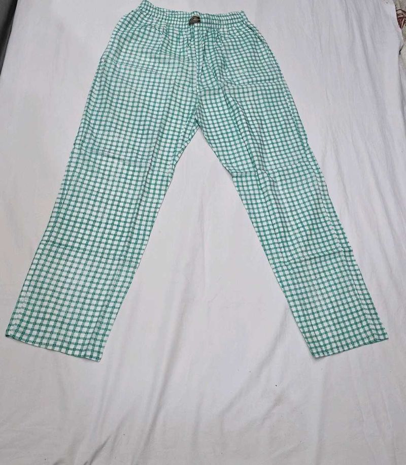 Green Checkered Lounge Pants