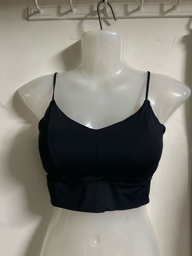 Black Sports Bra