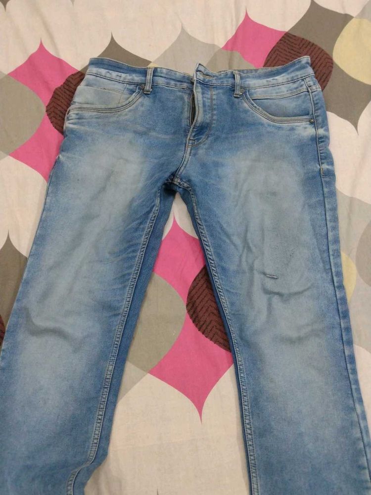 Light Wash Denim Jeans