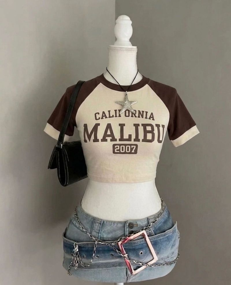 California Malibu Cropped Top 🇺🇸