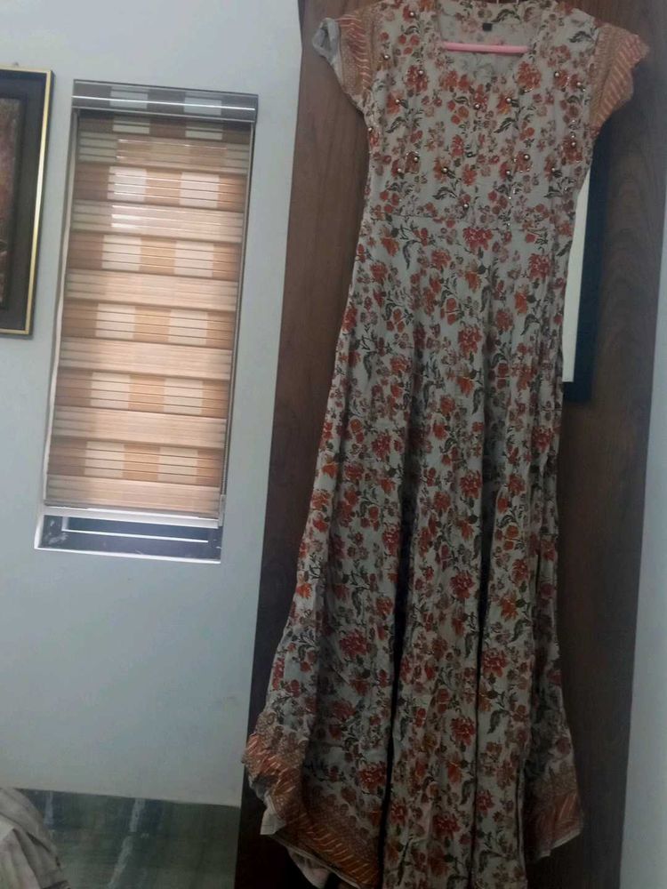 Floral Print Ethnic Skirt