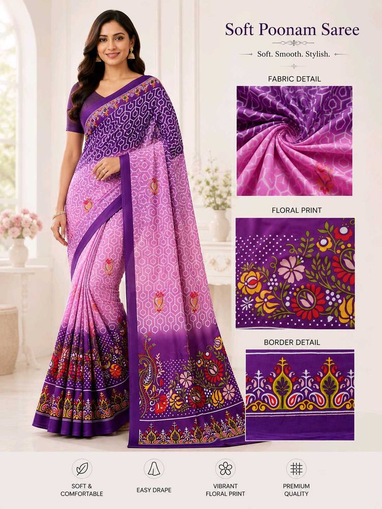 SYNTHETIC SAREES
