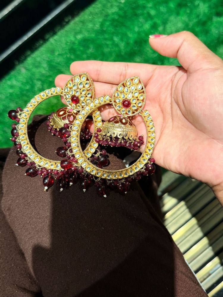 Elegant Jhumka Hoop Earrings