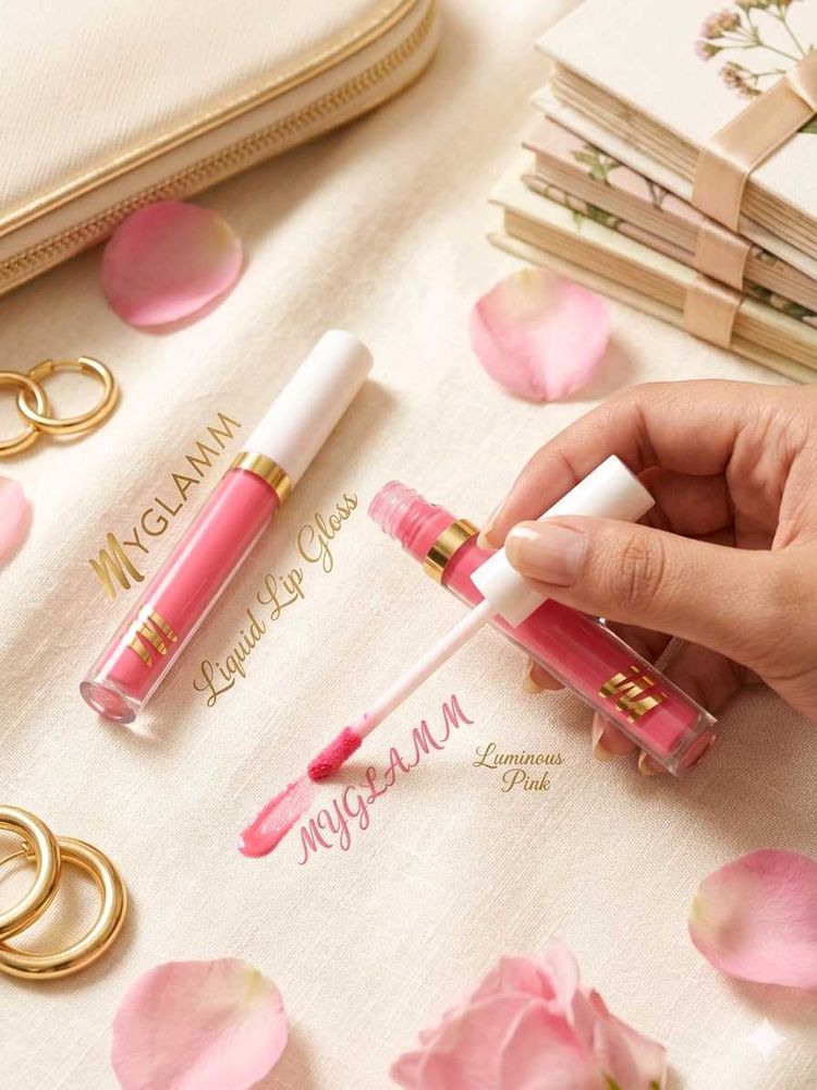 MyGlamm Liquid Lip Gloss - Luminous Pink