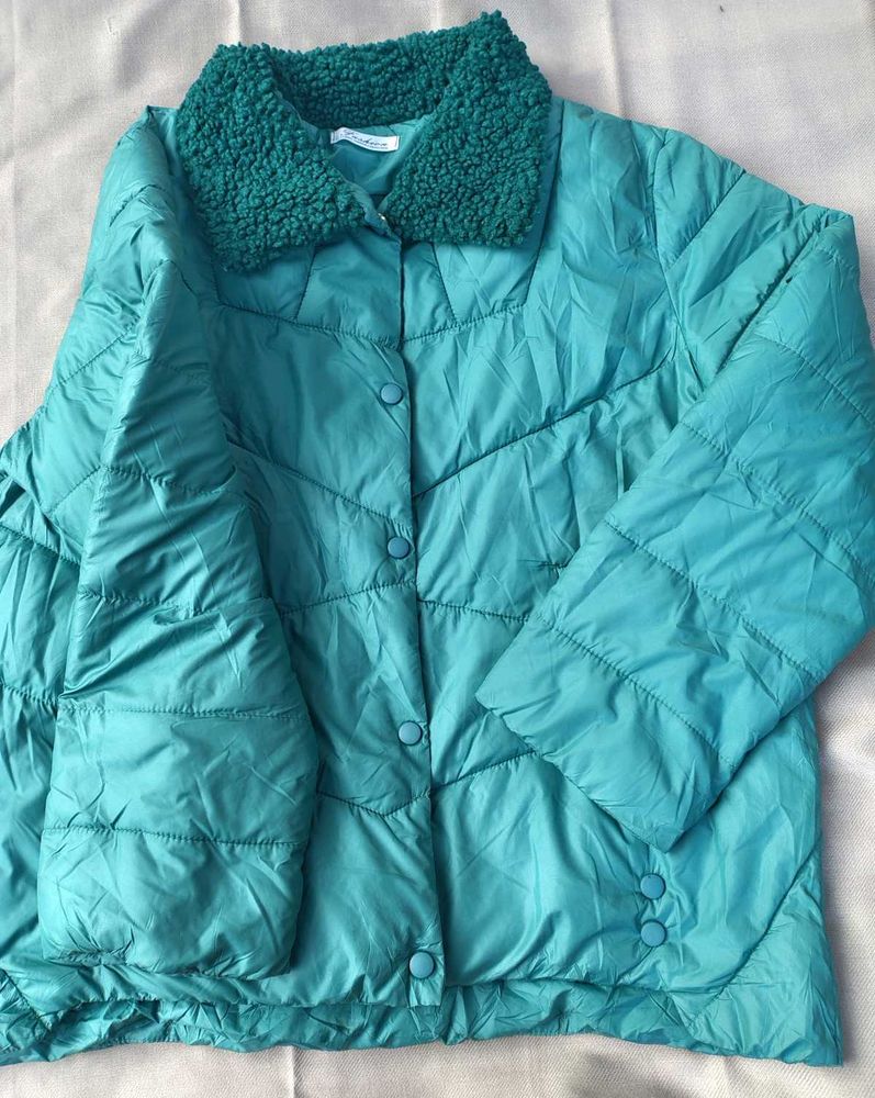 Teal Puffer Jacket