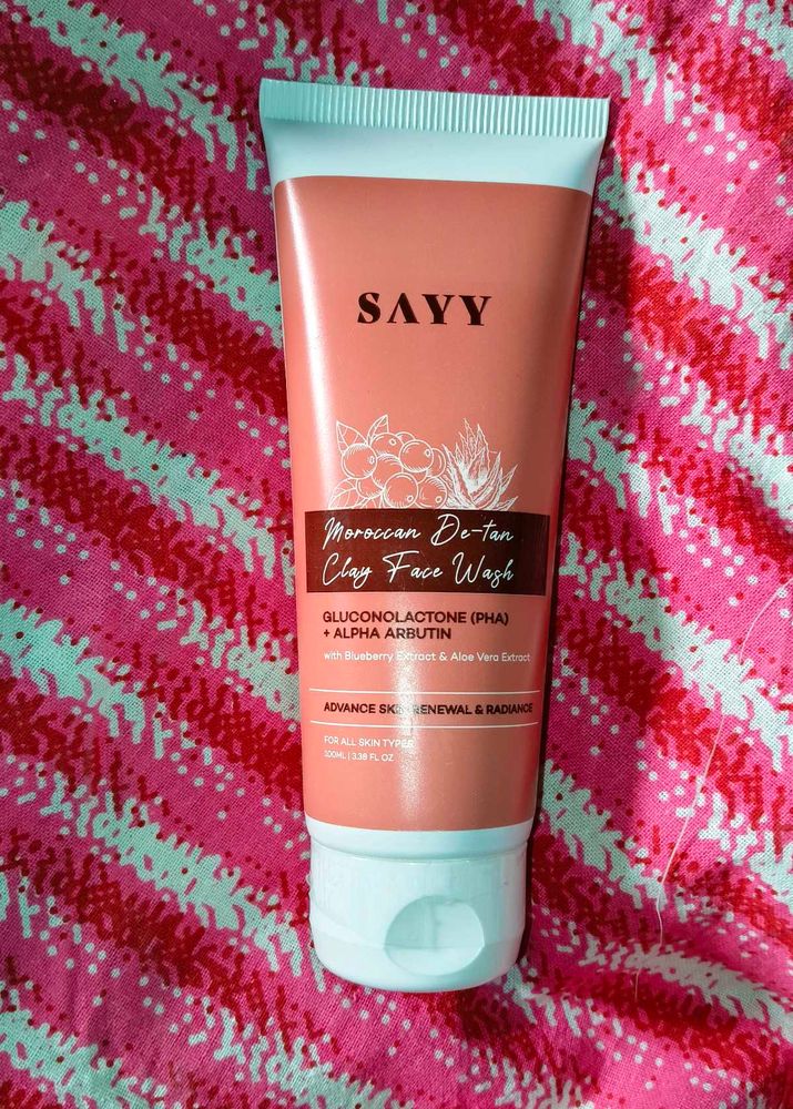 SAVY Moroccan De-tan Clay Face Wash