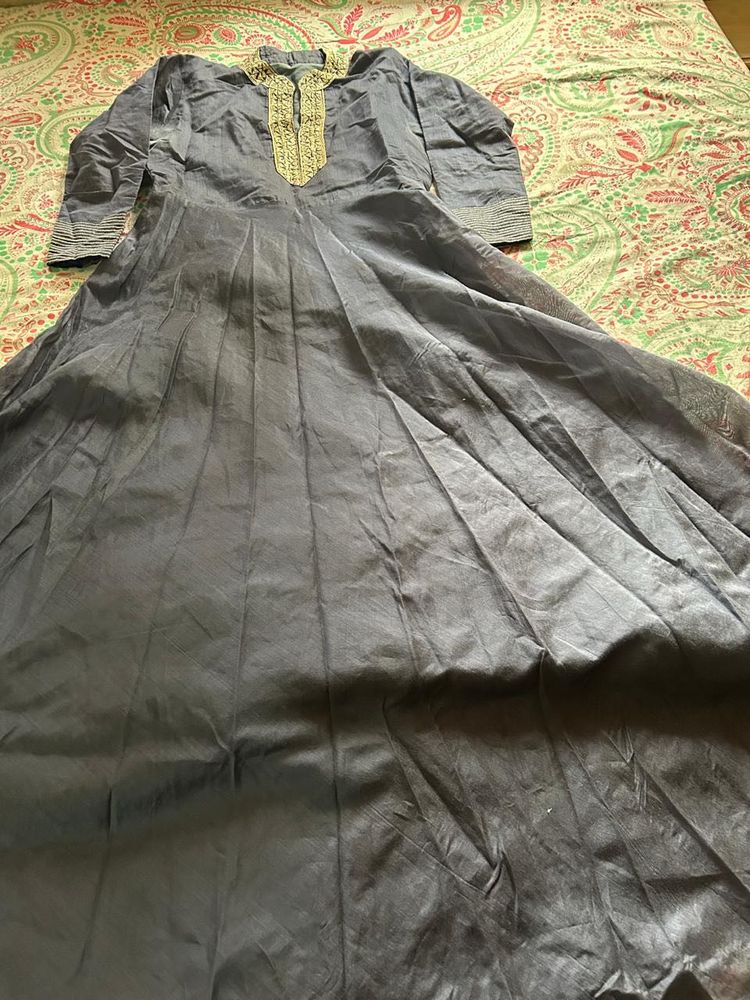 Grey Anarkali
