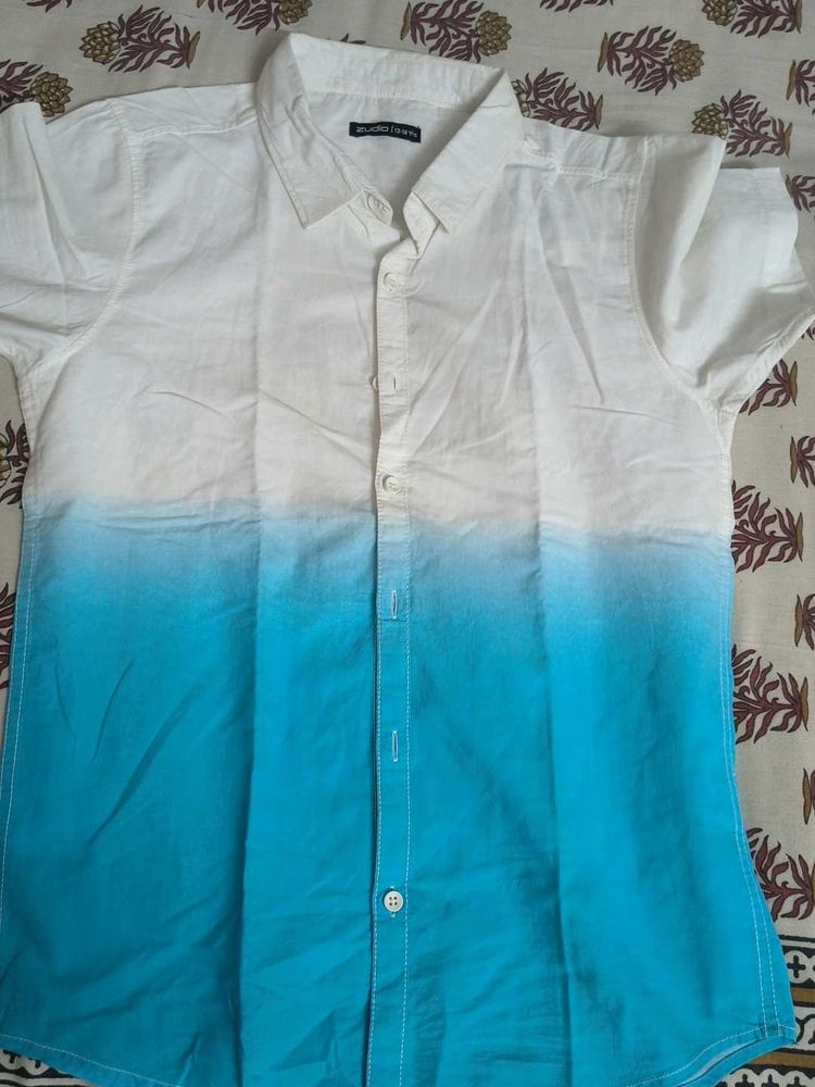 Men's Ombre Short Sleeve Shirt