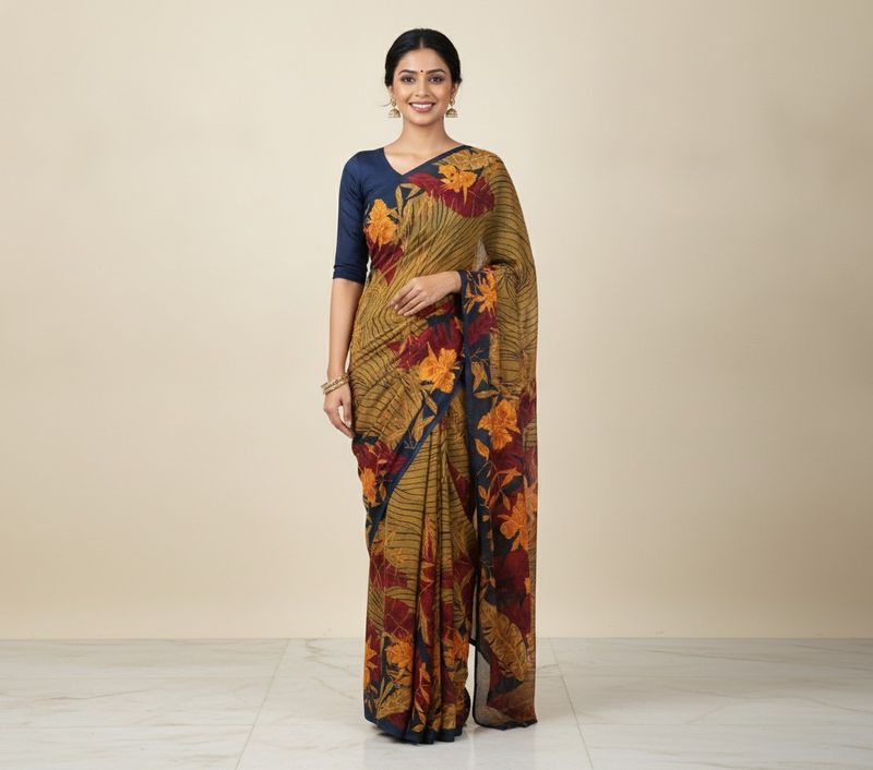 New Crepe Saree @ just Rs.750 💫