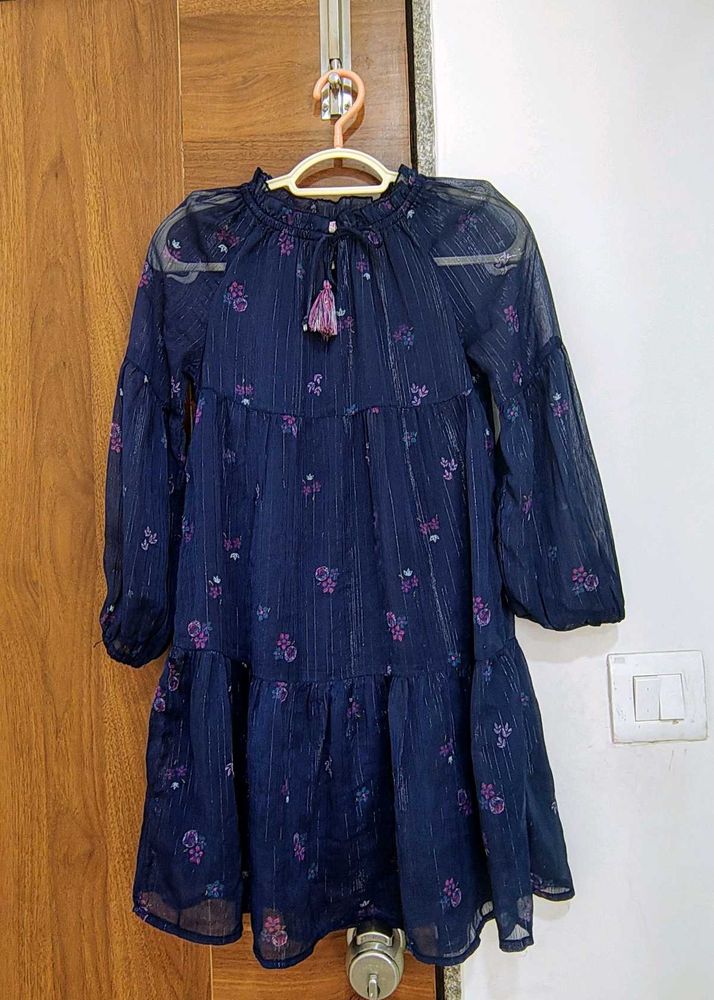 Floral Print Tiered Dress by POINT  COVE 7-