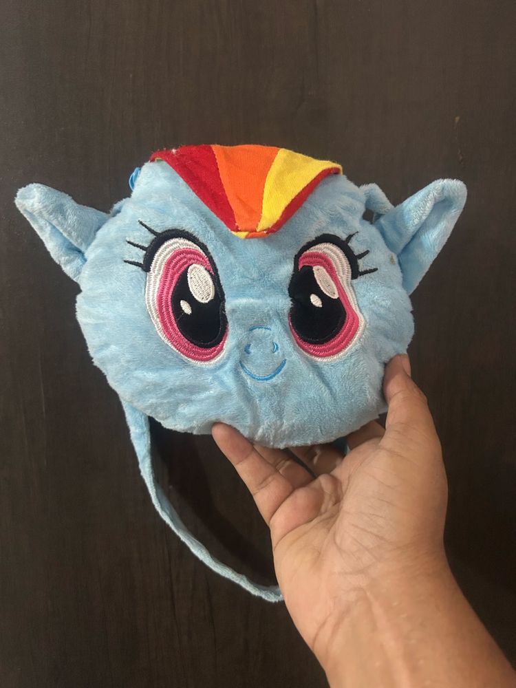 MY LITTLE PONY RAINBOW DASH PLUSH DOLL PURSE