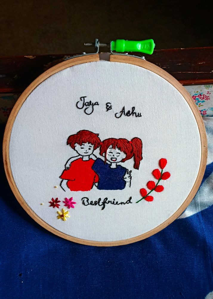 Best Friends Embroidery