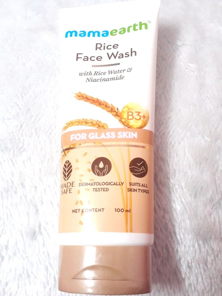 Mamaearth Rice Face Wash With Ric