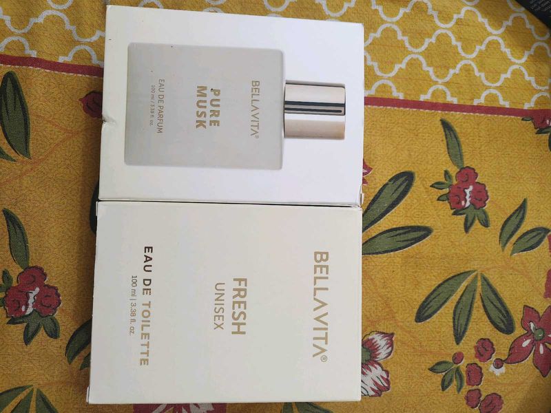 Bellavita Pure Musk &amp; Fresh Unisex Perfumes