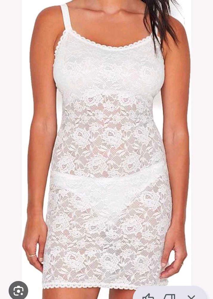 Lace nighty with beautiful bra and brief 👍