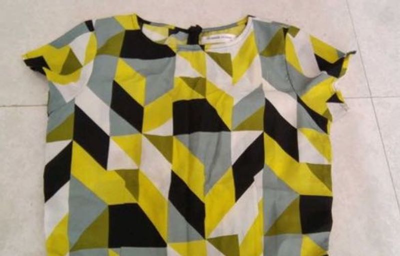 Geometric Print Top