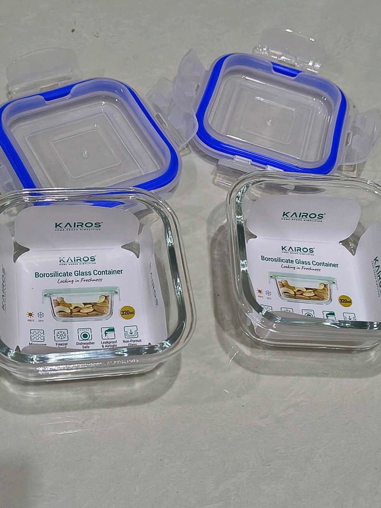 Kairos Borosilicate Glass Containers