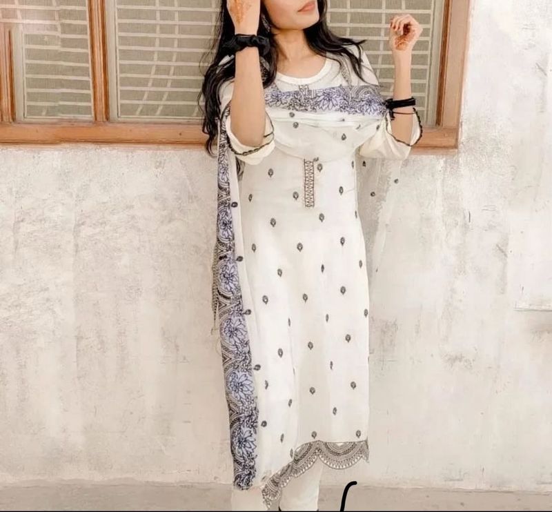 Elegant Embroidered Salwar Kameez