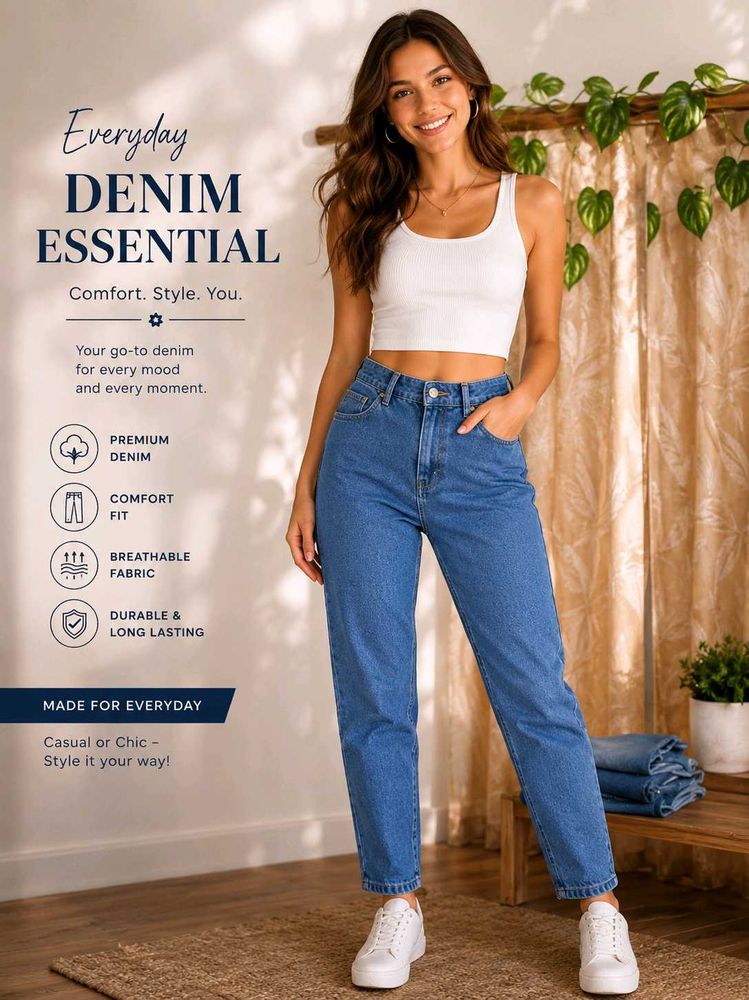 👖Blue Denim Jeans