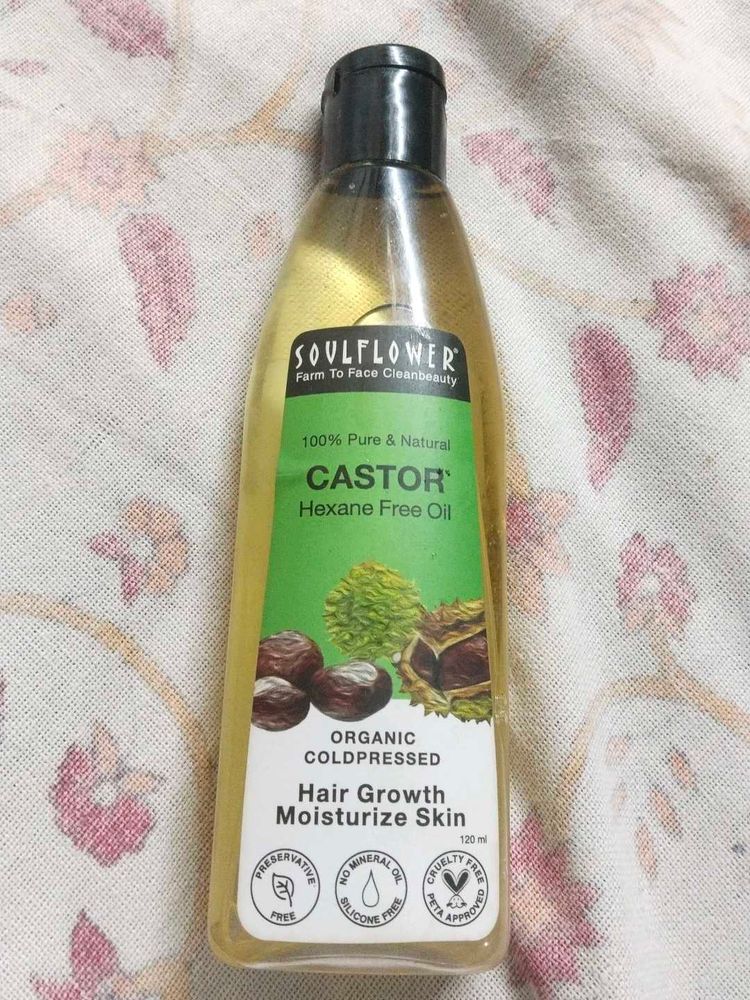 Soulflower Castor Oil for Hair Growth