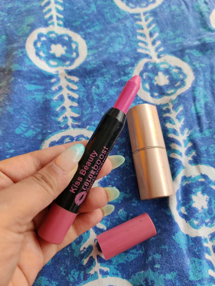 2 Lipstick Combo Red &amp; Purple