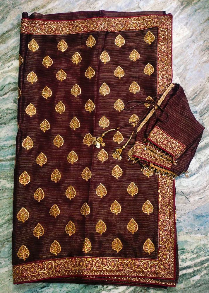 Beautiful Heavy Work Saree