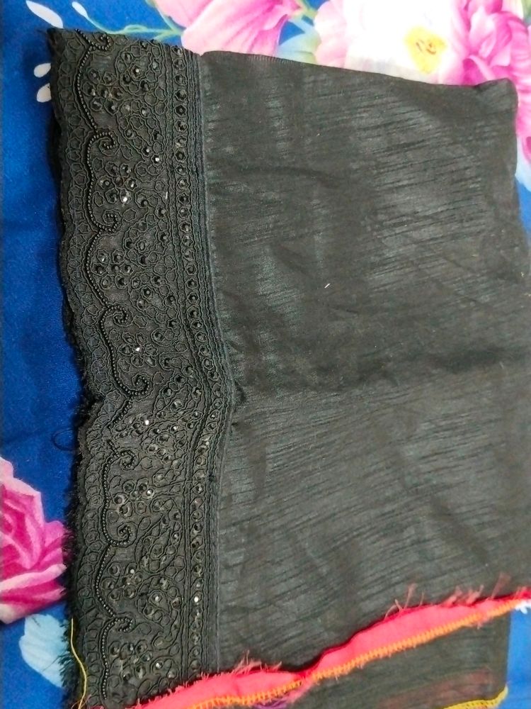 Black Blouse Material
