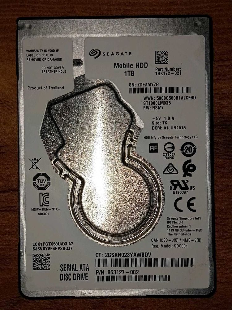 Seagate 1TB Mobile HDD