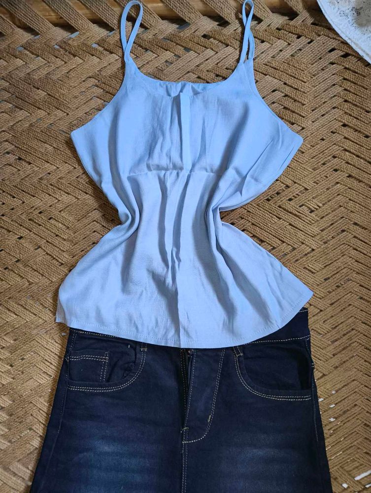 Light Blue Camisole Top