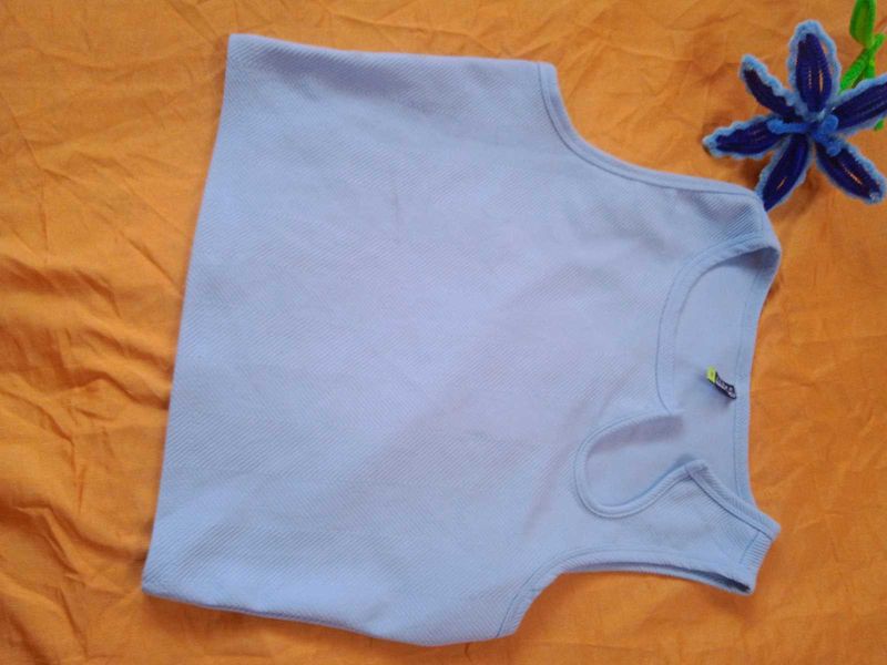 Light Blue Sleeveless Camisole