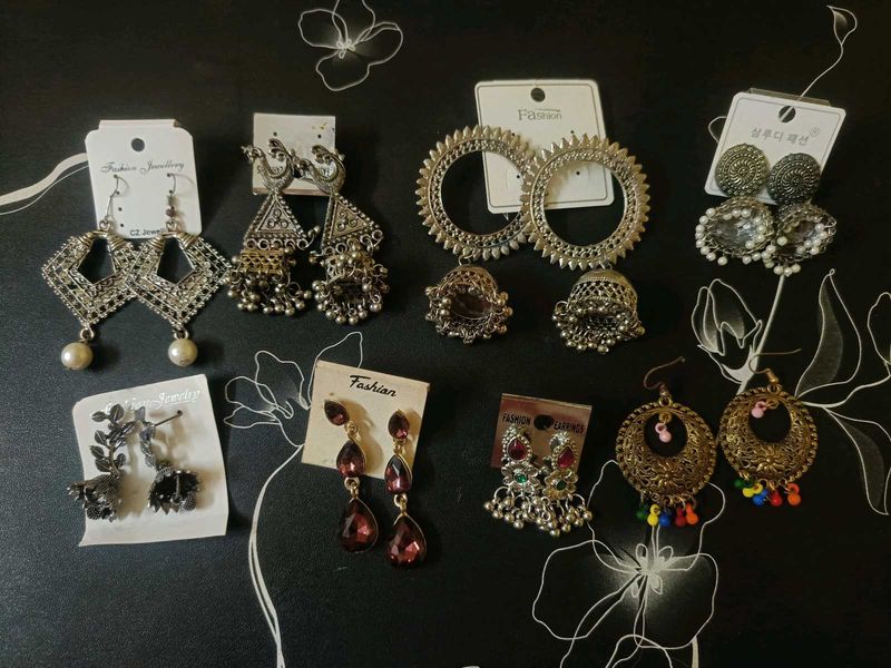 Assorted Fashion Earrings Collection